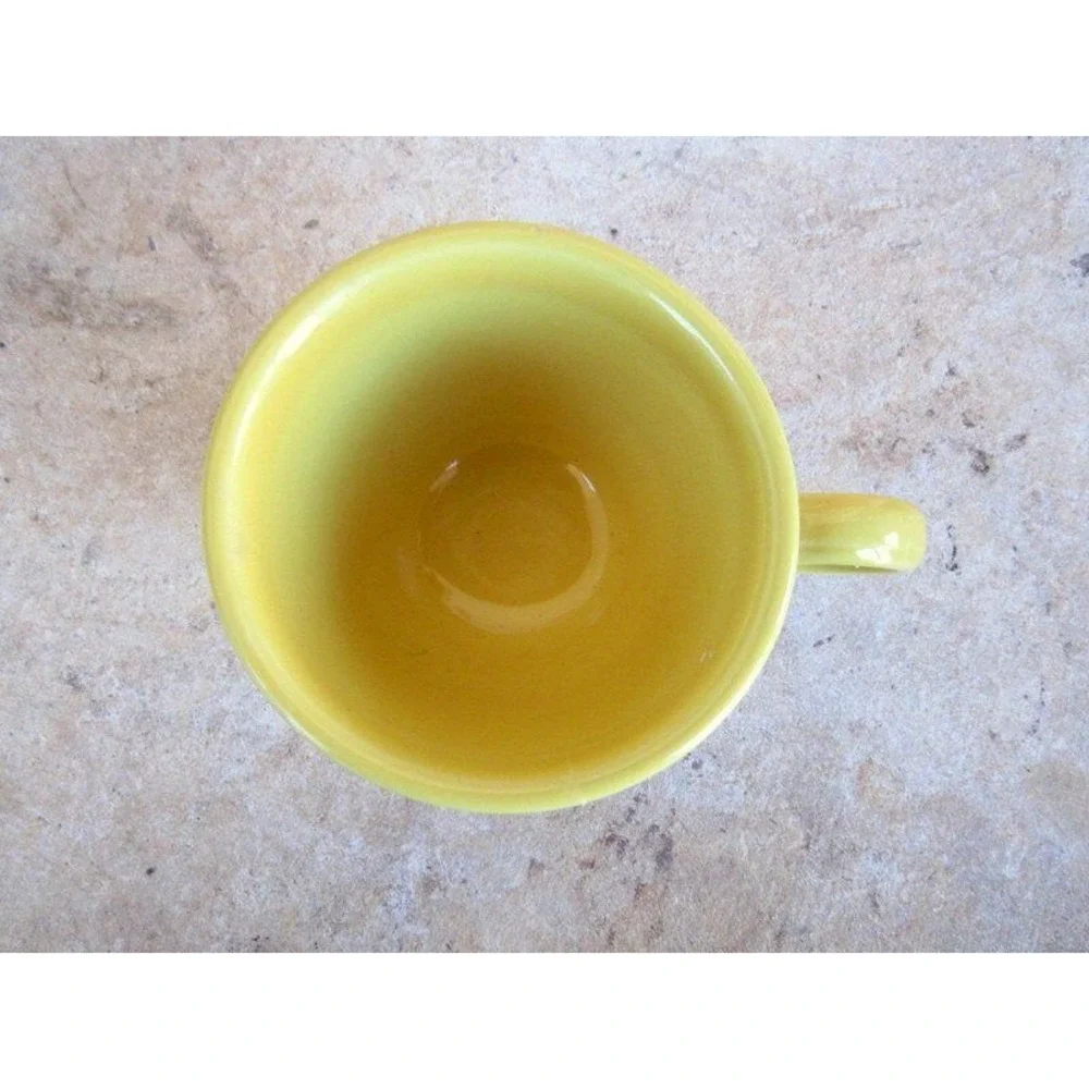 Fiestaware Sunflower Yellow Coffee Cup Homer Laughlin‎